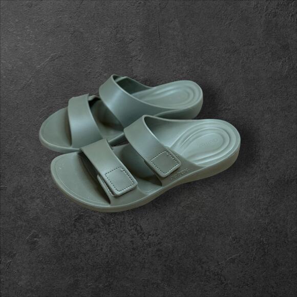 aetrex Milos Orthotic Slides Men Size 12 - Picture 4 of 7